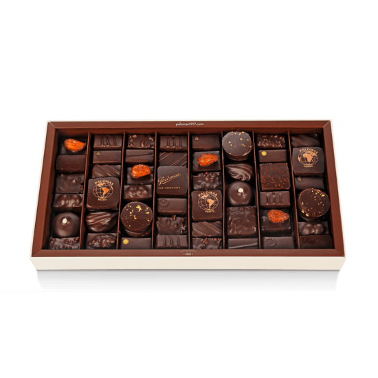 Palomas Assortiment de Chocolats Noir Coffret de 500g