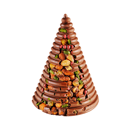 Palomas Sapin de Noël Incrustations, Lait 18cm - 350g