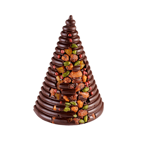 Palomas Sapin de Noël Incrustations, Noir 18cm - 350g