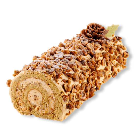 Palomas Bûche Classique Praliné 7 à 8 Convives