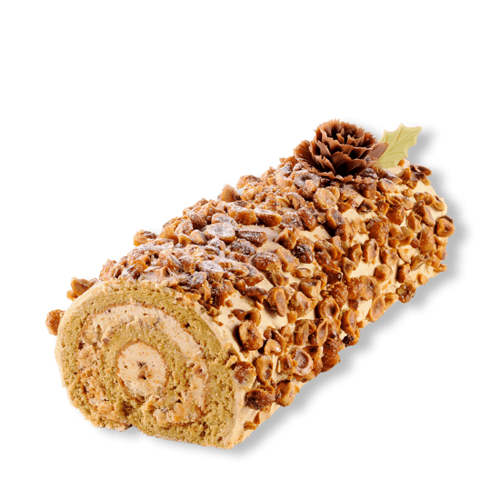 Palomas Bûche Classique Praliné 4 à 5 Convives