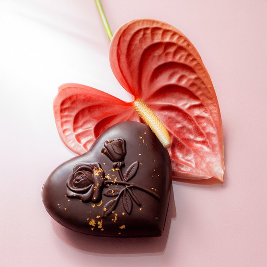 Chocolate Heart Gianduja Dark Coffret