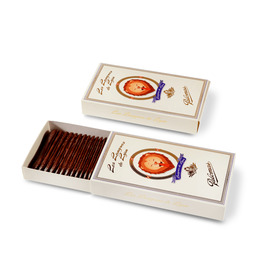 Palomas Langues de Lyon® Noir Coffret de 150g