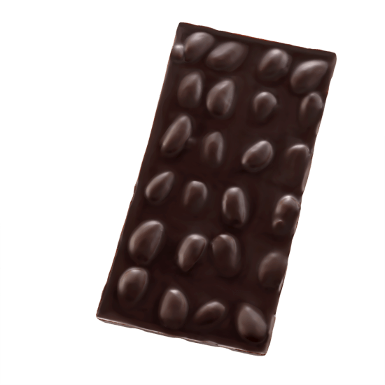 Tablette Chocolat Noir Amandes de la Drôme 90g